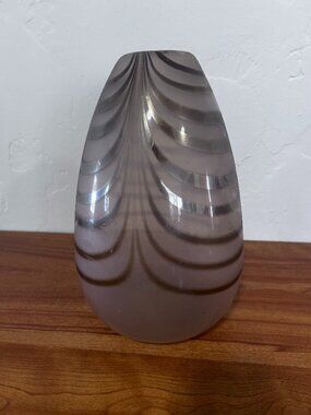 Handblown glass vase